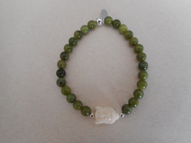 Jade Thaïlandais bracelet bouddha