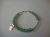 Bracelet aventurine 6 MM Argent 925