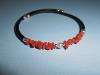 bracelet corail 1 rang avec perle