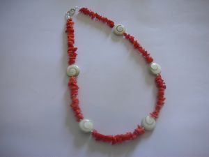 Collier corail avec OSL