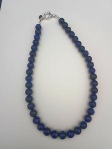 collier Lapis lazuli 10 mm