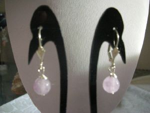 Boucles d'oreilles en améthyste 