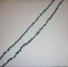 Sautoir turquoise chips 80 cm