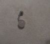 percing nombril  quartz rose