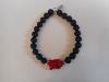 Bracelet Pierre de lave 6 mm bouddha