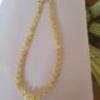 COLLIER CALCITE JAUNE 10 MM