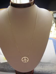 Collier peace argent 925