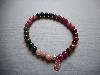 Bracelet Tourmaline Melon d'eau 6 mm