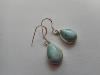 Boucles larimar argent 925 goutte