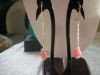 Boucles d'oreilles en rhodocrosite