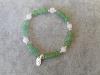 Bracelet Aventurine cristal roche 6 mm