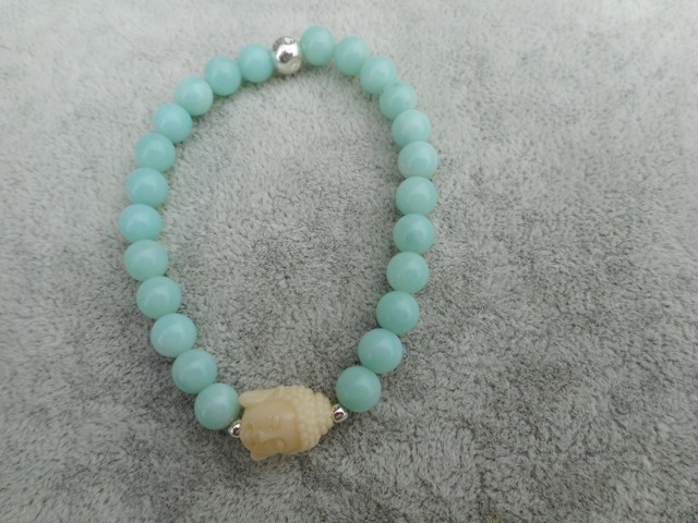 Bracelet Amazonite bouddha