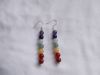 BOUCLES D'OREILLES 7 CHAKRAS 6MM