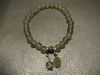 bracelet  PREHNITE 6 MM 