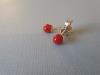 Boucles d'oreilles corail 1