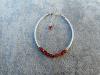 Bracelet Grenat Hessonite demi-jonc