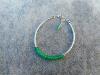 Bracelet Onyx vert demi-jonc