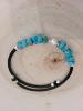 Bracelet turquoise 1 rang perles