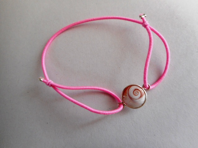 Bracelet Oeil Ste Lucie Médit rose