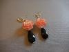 boucles d'oreilles onyx argent 925