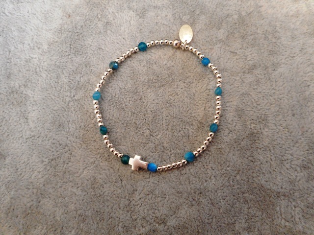 Bracelet Apatite bleue