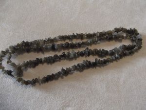 Sautoir labradorite chips 80 cm