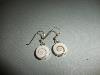 Boucles d'oreilles Oeil de Sainte-Lucie rondes 8 mm