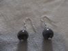 Boucles d'oreilles boule labradorite