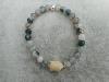 Bracelet Agate Mousse bouddha 