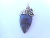 Pendentif Labradorite feuilles