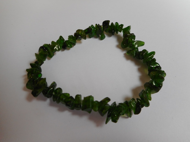 Bracelet chips diopside