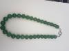 Collier aventurine verte 12 mm Facettes