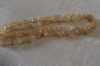 Sautoir citrine chips 80 cm