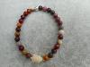 Bracelet mokaite argent 925 bouddha