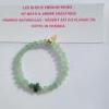 Bracelet aventurine verte croix