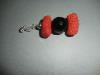 Pendentif corail et onyx noir