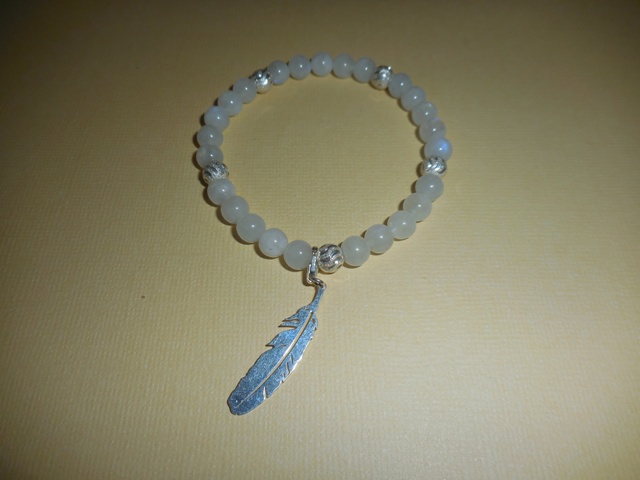 Bracelet pierre de lune argent 925