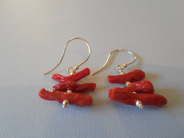 Boucles corail branche